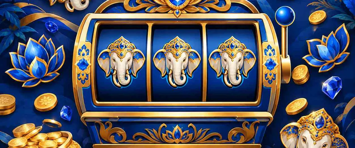 Ilustrasi slot machine and golden casino — panduan JetX Surga88