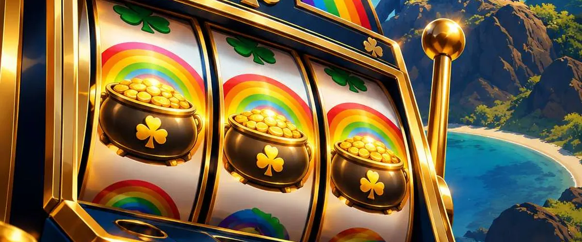 Ilustrasi slot machine and golden casino — panduan Spaceman slot Surga88