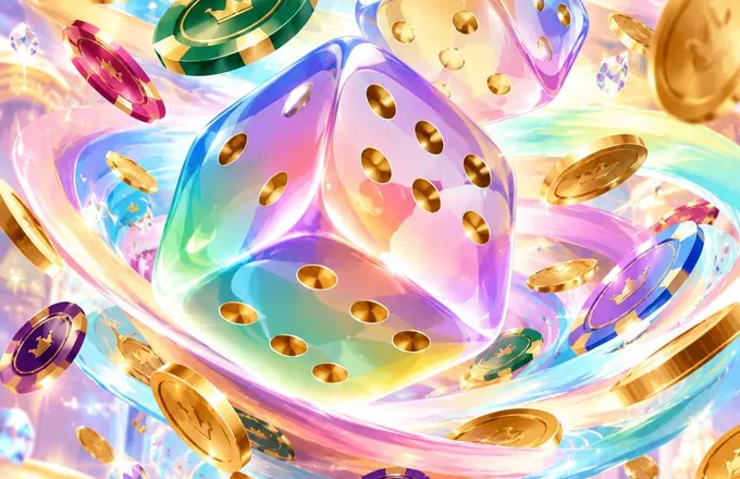 Casino dice and casino chips dalam konteks varian crash game